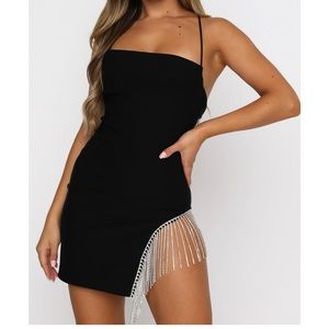 Come Back Mini Dress Black